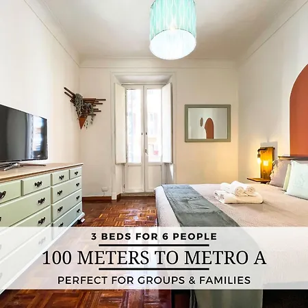 Large House Near The Metro A - Ideal For 6 People In The Center Of Appartement